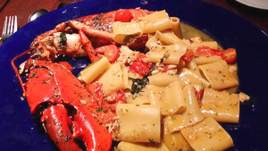 pasta with lobster
