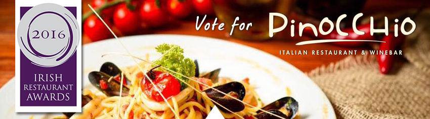 Irish reastaurant awards vote for pinocchio