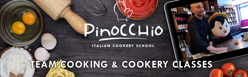 Pinocchio cookery school team cooking & cookery classes